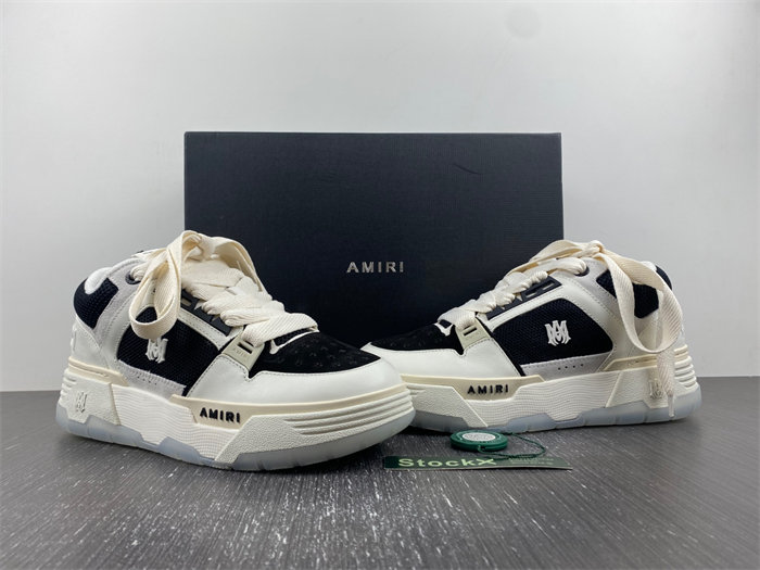 AMIRI Skel Top Low White Light Grey Black