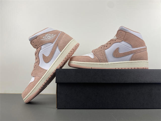 AIR JORDAN 1 MID SE "LEGEND PINK" GS SHOES FN7432-161