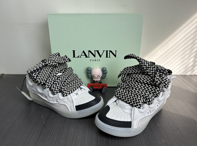 Lanvin Leather Curb Sneaker