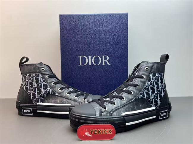 DR B23 OBLIQUE HIGH TOP SNEAKER BLACK